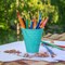 12 Pack Metal Buckets with Handle (Multicolored) 11.02"L x 5.91"W x 5.51"H